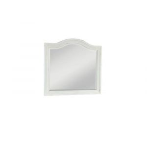 American Woodcrafters - Stonebrook Landscape Mirror - Distressed Antique White - 7810-040
