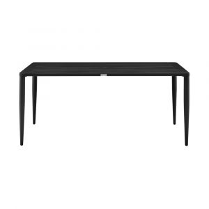 Armen Living - Beowulf Outdoor Patio Dining Table in Aluminum  - 840254332898