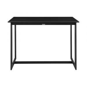Armen Living - Grand Outdoor Patio Counter Height Dining Table in Black Aluminum - 840254332591