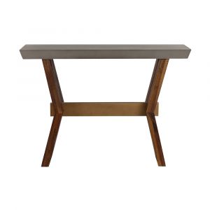 Armen Living - Picadilly Rectangle Console Table in Acacia Wood and Concrete - LCPJCNCC