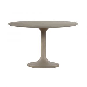 Armen Living - Pippa Concrete and Metal Tulip Round Dining Table - LCPIDICCGR