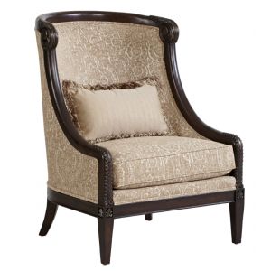A.R.T. Furniture - Giovanna Azure Carved Wood Accent Chair - 509534-5527AB