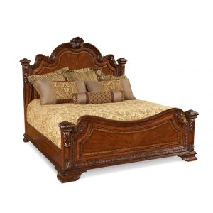 A.R.T. Furniture - Old World - Cal. King Estate Bed In Pine Medium Cherry Finish - 143157-2606