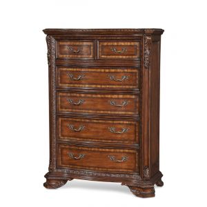 A.R.T. Furniture - Old World - Drawer Chest In Pine Medium Cherry Finish - 143150-2606