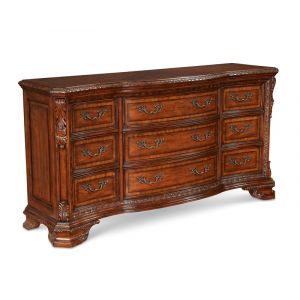 A.R.T. Furniture - Old World - Drawer Dresser In Pine Medium Cherry Finish - 143131-2606