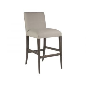 Artistica Home - Cohesion Program Madox Upholstered Low Back Barstool - Warm medium brown - 01-2220-896-39-01