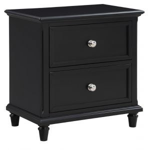 Avalon Furniture -  Black Nightstand - B00913-N-BLK