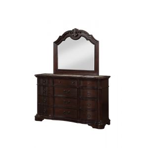 Avalon Furniture - St Louis Dresser and Mirror - B01395 D_M