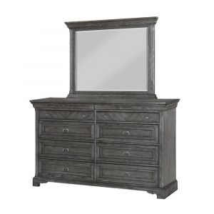 Avalon Furniture - Timber Crossing Dresser and Mirror - B0630M D_M