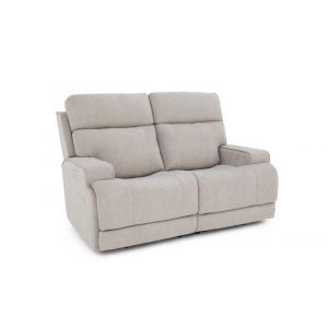 BarcaLounger - Ashbee Zero Gravity Loveseat w/Power Recline, Power Head Rests & Footrest Ext in Arula Dove - 29PH1316214193