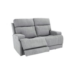 BarcaLounger - Ashbee Zero Gravity Loveseat w/Power Recline, Power Head Rests & Footrest Ext in Arula Dolphin - 29PH1316214146
