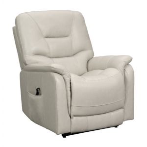 BarcaLounger - Lorence Lift Chair Recliner with Power Head Rest Venzia Cream - 23PH3635370881