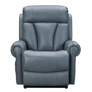 BarcaLounger - Lyndon Lift Chair Recliner with Power Head Rest, Power Lumbar & Lay Flat Mechanism in Masen Bluegray - 23PHL3631372744