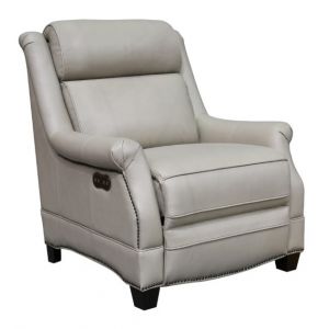 BarcaLounger - Warrendale Power Recliner with Power Head Rest Shoreham Cream Leather - 9PH3324570081