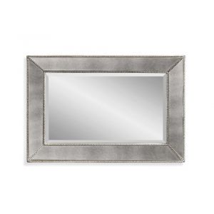 Bassett Mirror - Beaded Wall Mirror - 24 x 36 - M3341BEC