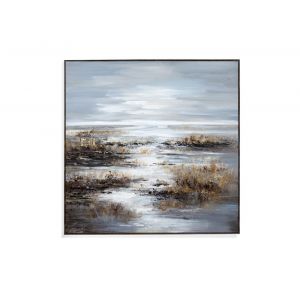 Bassett Mirror - Marsh Morning Canvas Art - 7300-587EC