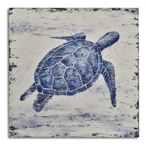 Bassett Mirror - Sea Turtle Canvas Art - 7300-552EC