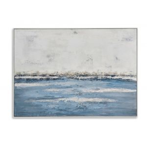 Bassett Mirror - Soft Waves Canvas Art - 7300-543EC