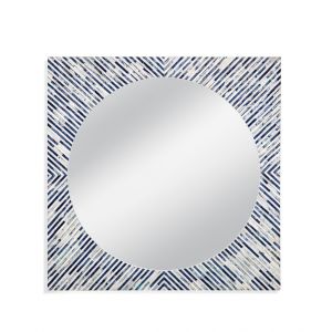 Bassett Mirror - Sunburst Bone Wall Mirror - M4394EC