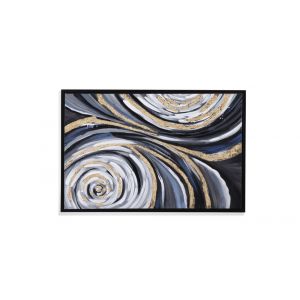 Bassett Mirror - Swirl Canvas Art - 7300-840EC