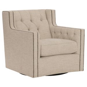 Bernhardt - Candace Swivel Chair in Light Gray - B7272SC