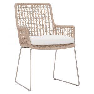 Bernhardt - Carmel Outdoor Arm Chair with Seat Pad - Quick Ship - K1951