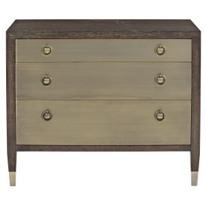 Bernhardt - Clarendon Nightstand With Metal Wrapped Drawer Fronts - 377228