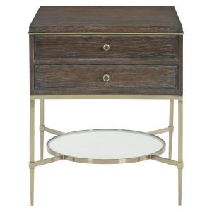 Bernhardt - Clarendon Nightstand With Stainless Steel Base - 377214