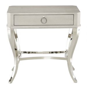 Bernhardt - Criteria Nightstand With Solid and Tubular Steel Base - 363217G