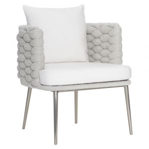 Bernhardt - Exteriors Santa Cruz Arm Chair - Nordic Gray; Silver Mist - X02545X