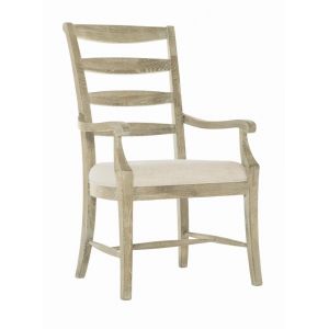 Bernhardt - Rustic Patina Ladderback Arm Chair in Sand Finish - 387556