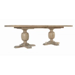 Bernhardt - Rustic Patina Pedestal Dining Table in Sand Finish - K1275
