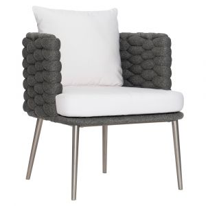 Bernhardt - Santa Cruz Outdoor Arm Chair in Cadet Grey - X02549Q