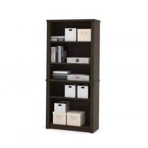 Bestar - Embassy 31W Bookcase in Dark Chocolate - 60700-3179