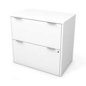 Bestar - I3 Plus 31W Lateral File Cabinet in White - 160630-1117