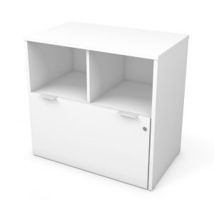 Bestar - I3 Plus 31W Lateral File Cabinet with 1 Drawer in White - 160632-1117