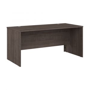 Bestar - Logan 65W Desk Shell in Medium Gray Maple - 146400-000141