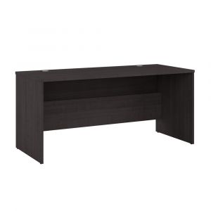 Bestar - Ridgeley 65W Desk Shell in Charcoal Maple - 152400-000140