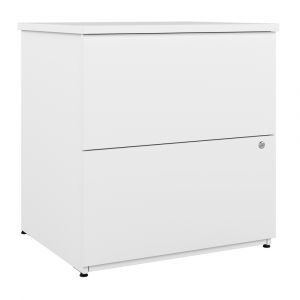 Bestar - Universel 28W Standard 2 Drawer Lateral File Cabinet in Pure White - 165600-000072