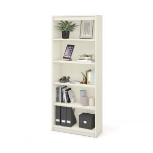 Bestar - Universel 30W Standard Bookcase in White Chocolate - 65715-000031
