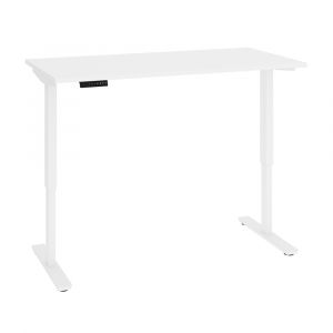 Bestar - Viva 60W X 30D Electric Standing Desk in White - 19867-000017