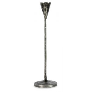 BOBO Intriguing Objects by Hooker Furniture - Antique Nickel Cone Candleholder - Large - BI-6050-0143