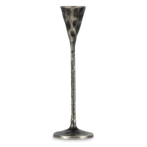 BOBO Intriguing Objects by Hooker Furniture - Antique Nickel Cone Candleholder - Small - BI-6050-0144