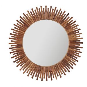 BOBO Intriguing Objects - Mirror w/ Wooden Roller Pin Frame - Small - BI-8030-0009