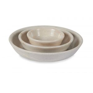 BOBO Intriguing Objects by Hooker Furniture - Nesting Fluted Marble Bowls - BI-6055-0015