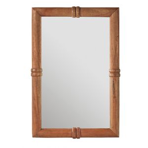 BOBO Intriguing Objects - Rectangular Mirror w/ Wooden Spool Frame - BI-8030-0017