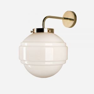 BOBO Intriguing Objects by Hooker Furniture - Saturn Opaline Glass Wall Lamp - BI-7059-0005