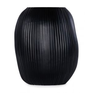 BOBO Intriguing Objects by Hooker Furniture - Seine Black Sculptural Glass Vase - Large - BI-6050-0003
