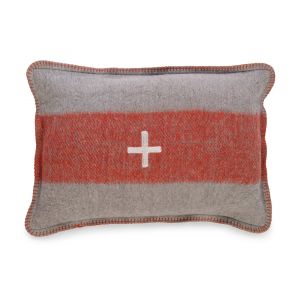 BOBO Intriguing Objects by Hooker Furniture - Swiss Army Pillow Cover 14x20 Grey/Orange - BI-9065-0012