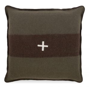 BOBO Intriguing Objects by Hooker Furniture - Swiss Army Pillow Cover 28x28 Green/Brown - BI-9065-0007